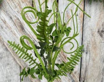 16" Moss Floral Spray, Greenery bush, 62077SP16