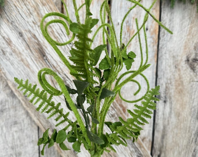 16" Moss Floral Spray, Greenery bush, 62077SP16