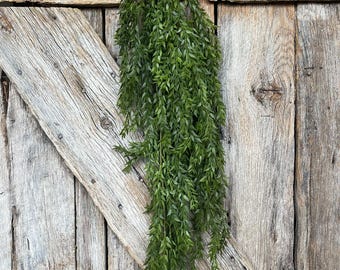 42" Hanging Greenery Leaves Bush, Greenery Bush, Artificial Greenery, Greenery for Wreath, Wreath Supply, Floral Supply, Hanging Bush, 15781