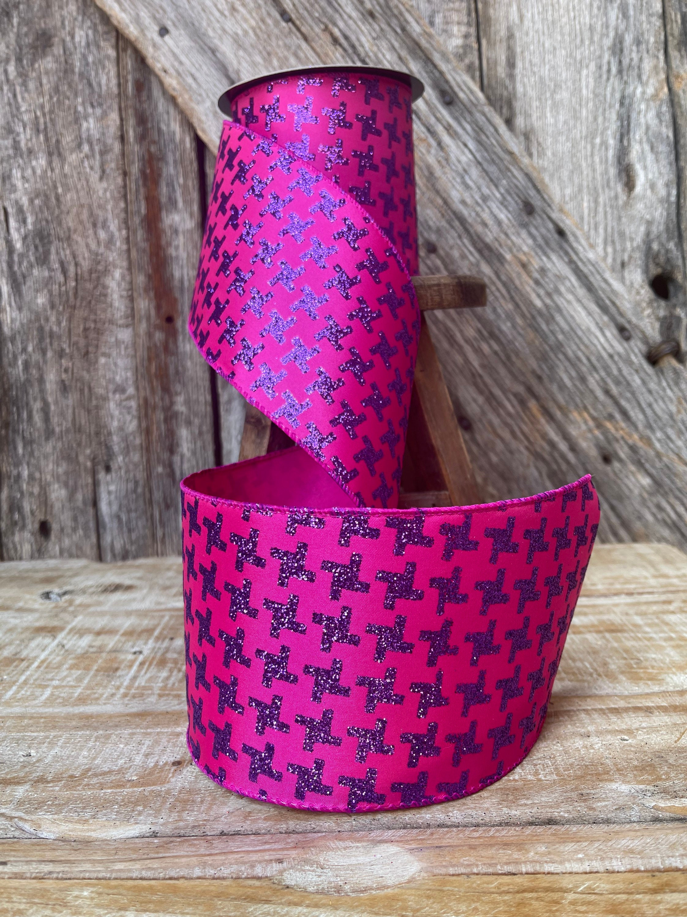 D. Stevens Hot Pink Sequin La Garconne Ribbon – Johnson Florist