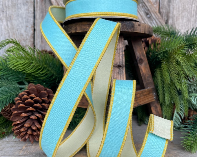 1" Blue Pastel Ribbon, Farrisilk Ribbon, Pretty Pastel Ribbon