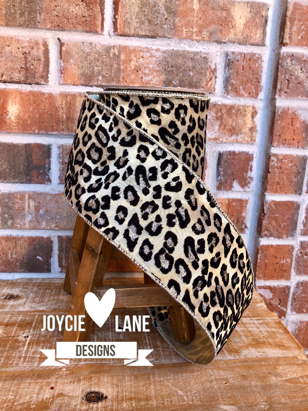 4 Inch Ribbon Luxury Ribbon Leopard Ribbon Cheetah Ribbon - Etsy