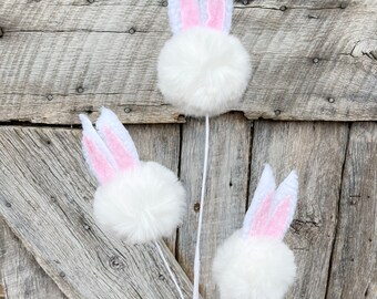 Easter Bunny Spray, 30" Easter Bunny Floral Spray, Easter Decor, Easter Vase Filler, Easter Wreath Supply, Bunny Ears Spray, Bunny Ears
