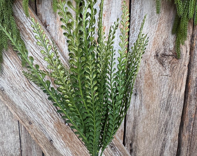 16" Beaded Greenery Bush, 13686GN