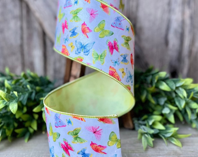 Flowerchild Ribbon by Farrisilk, 2.5 Flower Ribbon, Gerber Daisy Ribb –  Joycie Lane Designs