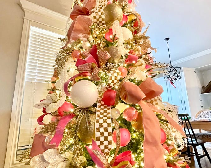 Approx. 100 Yards of Ribbon from Tree Design, please read description