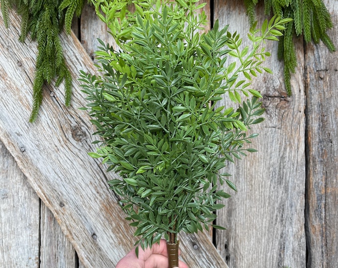 19.5" Greenery Bush, UV Rated Artificial Greenery, Angelica Greenery Bush, 85543-UV