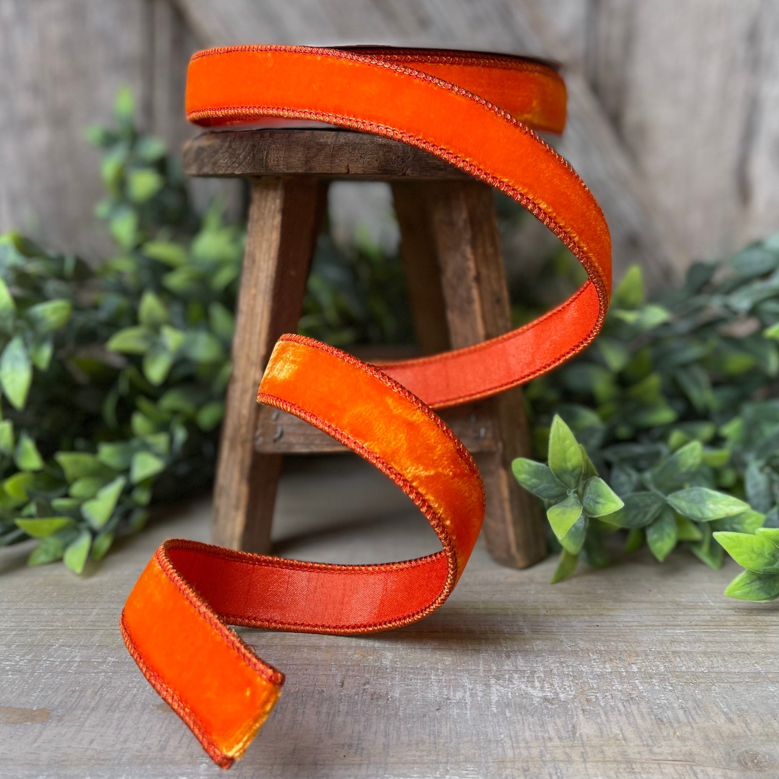 Orange Satin Awareness Ribbons, zosenda 50 Pcs Pre-Formed Orange Fabric  Ribbons with Safety Pins (Already Attached)