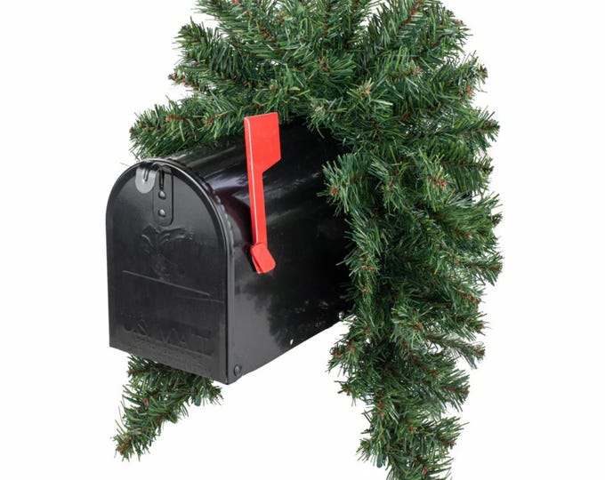 36" Pine Mailbox Swag, Sugar Pine Mailbox Swag, Greenery for Mailbox, Artificial Greenery Swag, 86171SW36