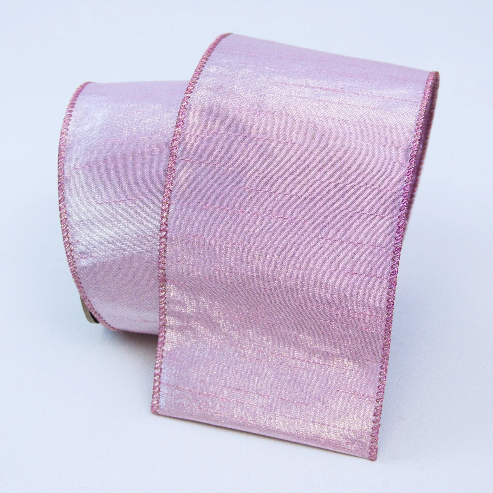 Farrisilk 4 x 10 yd Hot Pink Velvet Luster Wired Ribbon