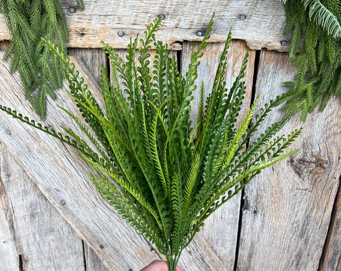 18" Beaded Leaf Bush, Green Beaded Leaf Bush, Greenery Bush, Artificial Greenery, 13094GN