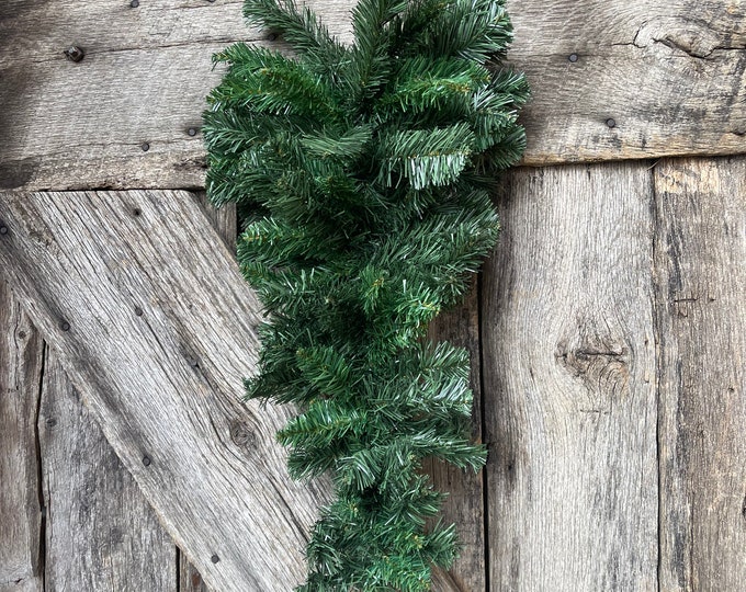 24 inch teardrop swag, pine work form, pine swag