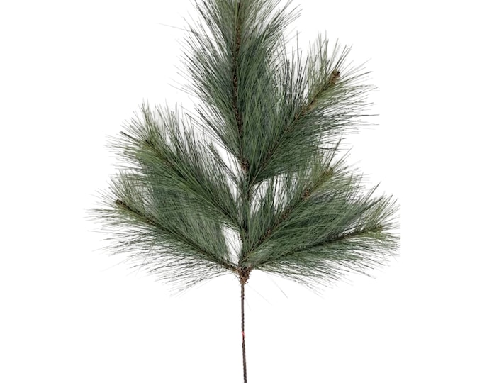 31" Bushy Pine Spray, Christmas Pine Spray, Christmas Greenery spray, Artificial Pine, Natural Greenery for Christmas