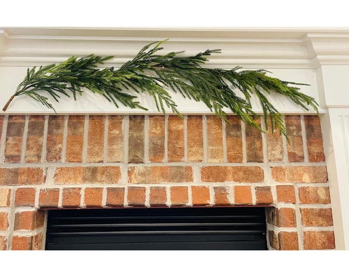 48" Norfolk Real Touch Garland, Pine Greenery, Artificial Christmas Garland, Holiday Garland, Pine Garland