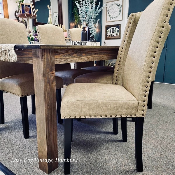 Farmhouse Dining Table Set - Etsy