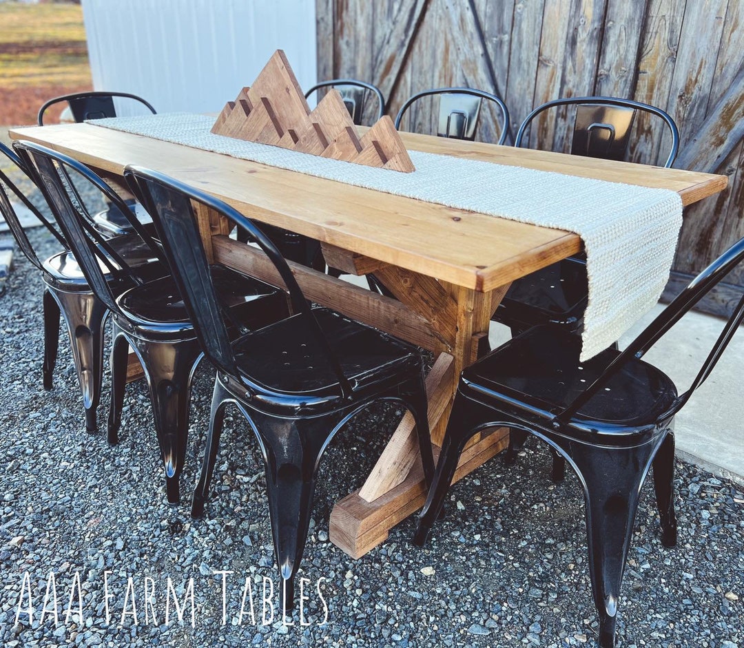 Handmade Farmhouse Dining Room Tables Etsy