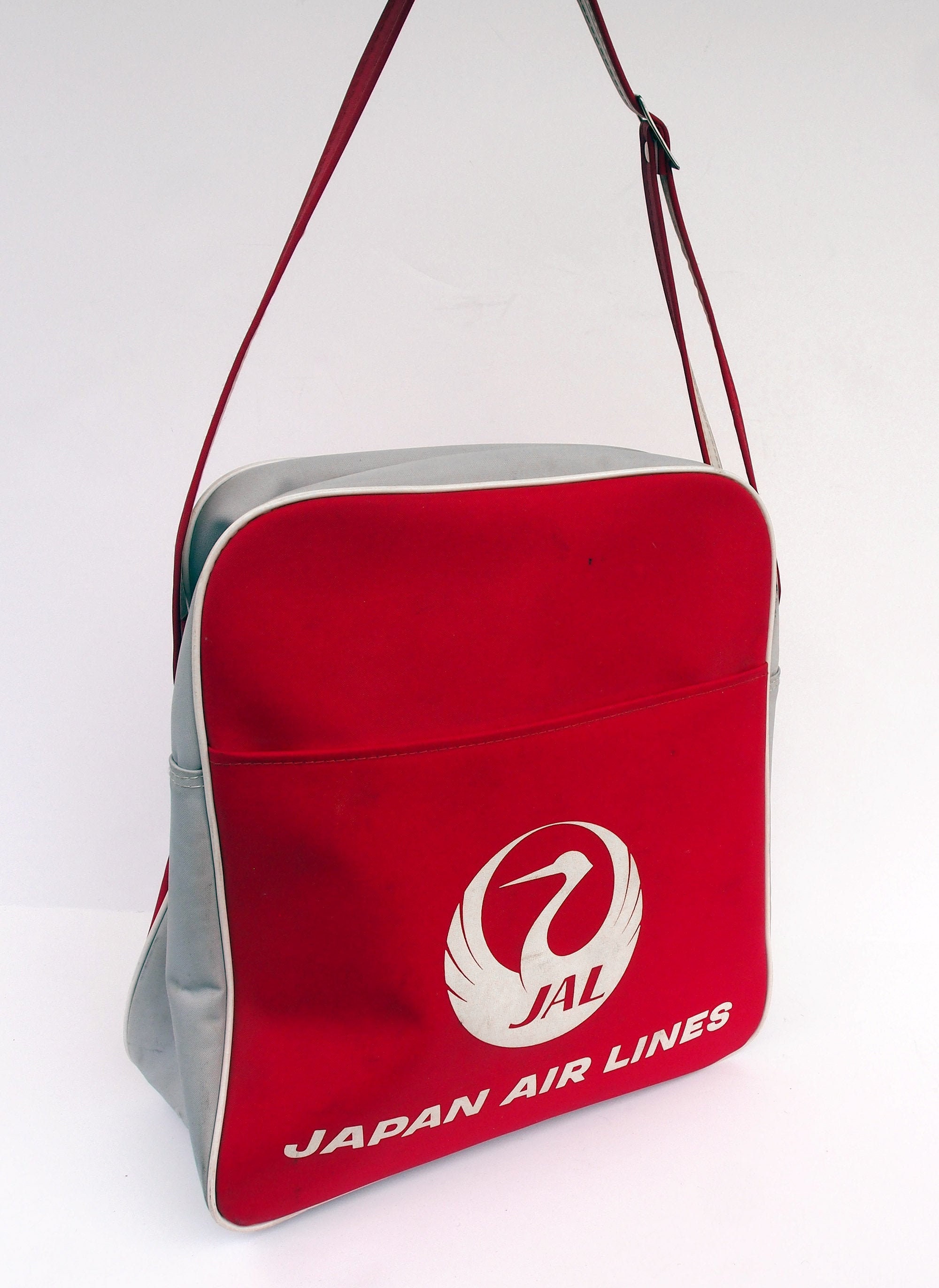 Vintage 70s JAL Japan Air Lines CarryOn Airline Shoulder Bag Etsy