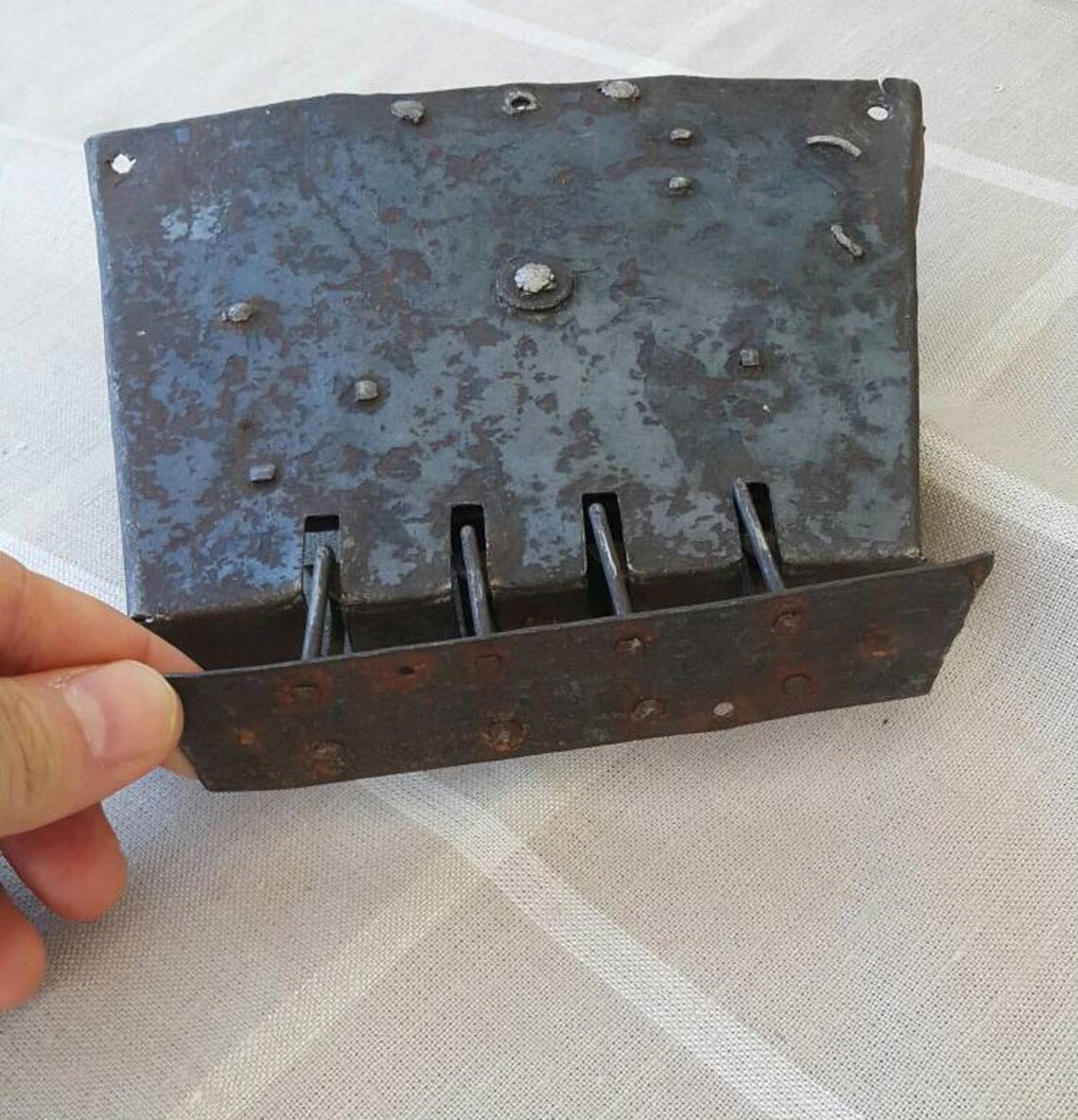 Antique Chest Lock Mechanism Iron Hand Lock Chest Etsy