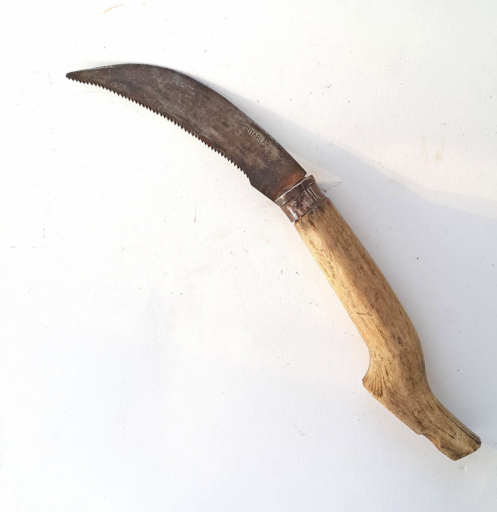 Vintage large pruning knife Farmers pocket knife Primitive Etsy