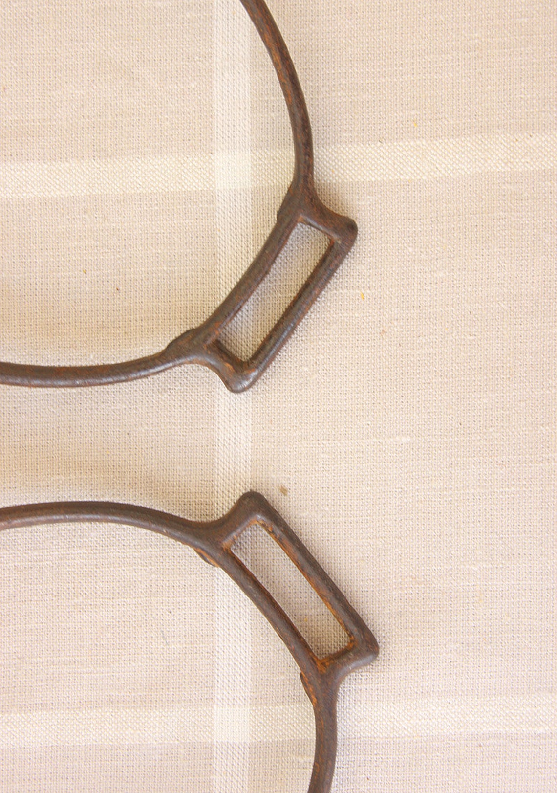 Antique Iron Stirrups Vintage Horse Riding Tack Equestrian Etsy