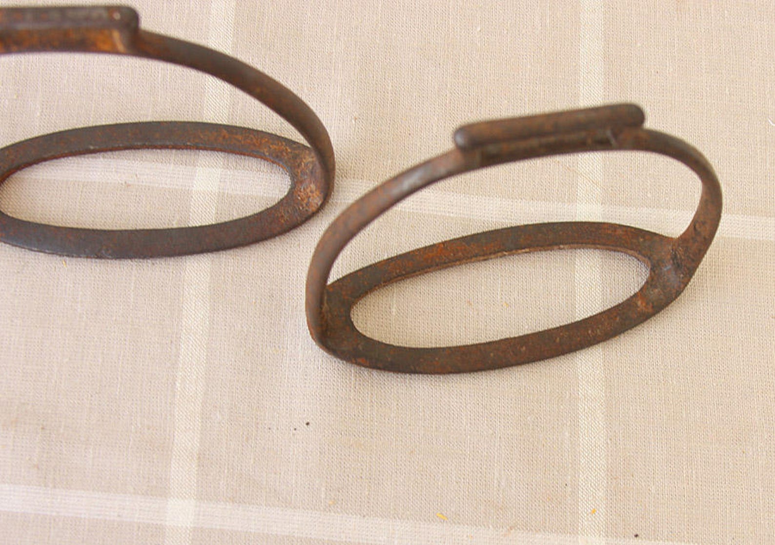 Antique Iron Stirrups Vintage Horse Riding Tack Equestrian Etsy