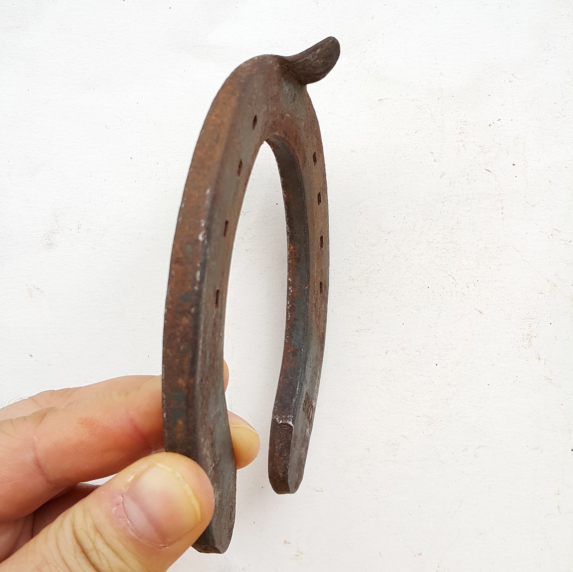 Vintage large horseshoe Old rusty horse shoe Equestrian home Etsy