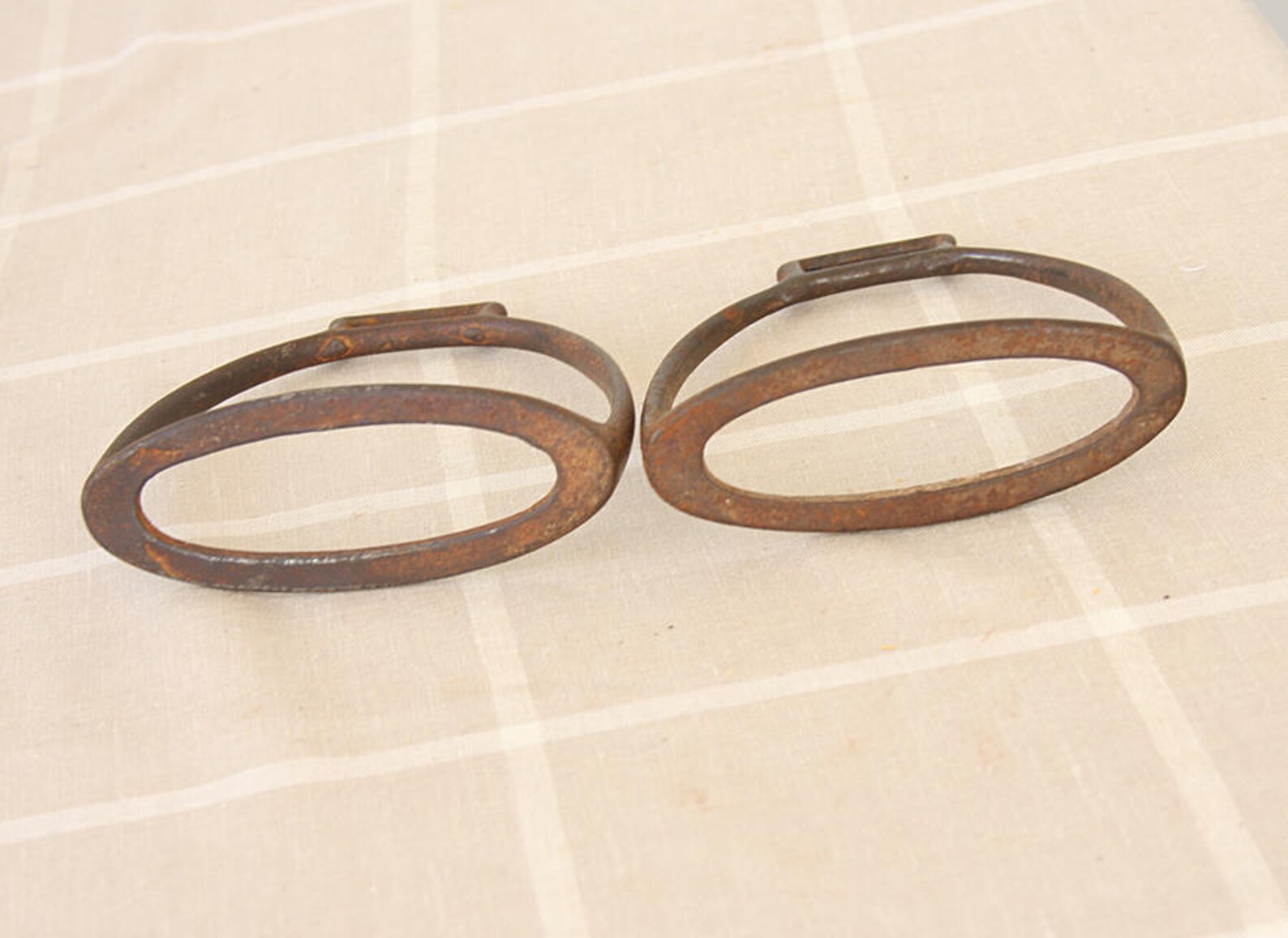 Antique Iron Stirrups Vintage Horse Riding Tack Equestrian Etsy