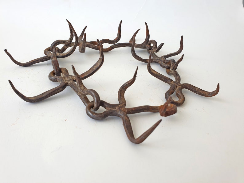 Spiked Kangal Dog Collar Vintage Turkish Shephard Puppy Etsy