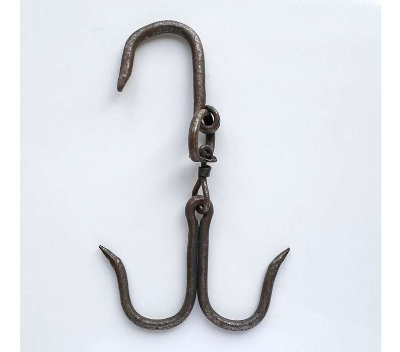 Wrought Iron Ceiling Hook Screw Country Primitive Decor