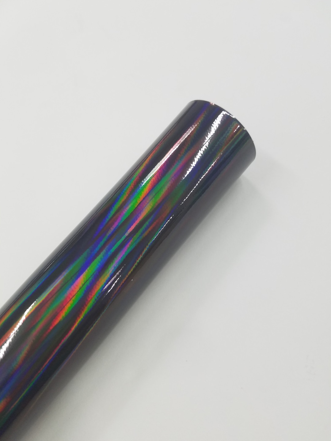 Black Holographic Rainbow Neo Chrome Laser Self Adhesive Bubble Free ...