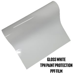Gloss White Paint Protection Film TPH Bra Shield PPF Car Vehicle Wrap Sticker Decal DIY