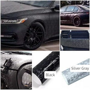 Camo Shadow Ghost Black Silver Gray Camouflage Self Adhesive Vinyl Car Wrap Bubble Free Air Release Sticker Decal DIY Vinyl Car Wrap Roll