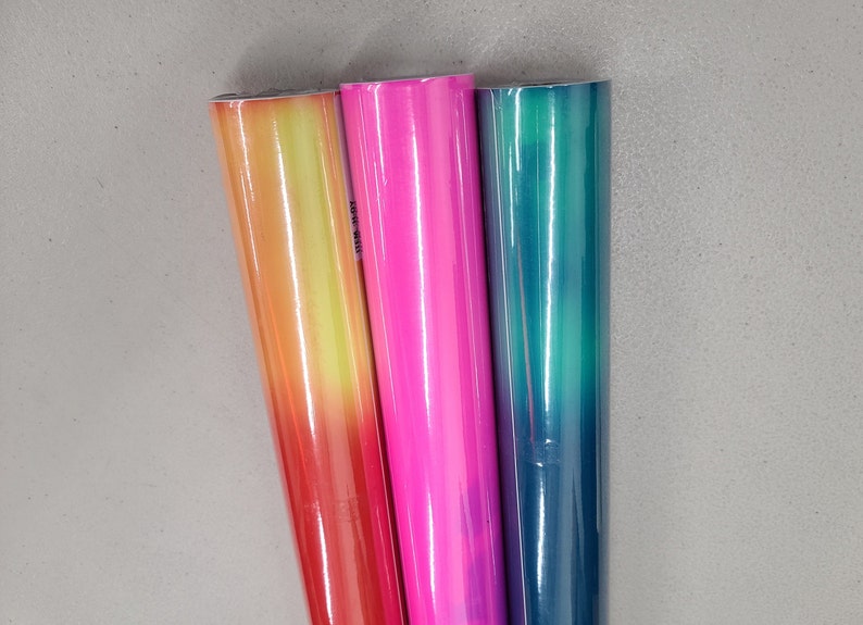 Temperature Hot or Cold Sensitive Color Change Shift 12" x 48" Permeant Adhesive Craft Cutting Vinyl Sticker Decal Film Roll
