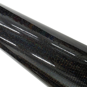 Gloss Black Polka Dot Holographic Laser Self Adhesive Bubble Free Vinyl Car Wrap Sticker Decal DIY Craft Sign Sheet Film Roll