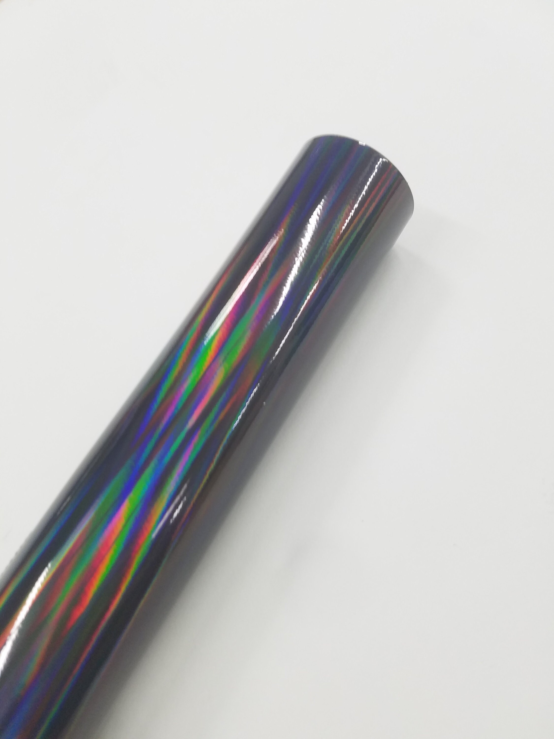 Black Holographic Rainbow Neo Chrome Laser Self Adhesive Bubble Free ...
