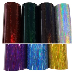 Gloss Iridescent Holographic Vinyl Car Wrap Sticker Film Bubble Free Air Release Vinyl Car Wrap Sticker Decal DIY Film Roll