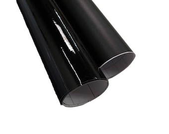 Gloss Matte Flat Black Vinyl Car Wrap Air Release Bubble Free Self Adhesive Backed Sticker Decal DIY Craft Sign Sheet