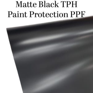 Matte Flat Black Paint Protection Film TPH Bra Shield PPF Car Vehicle Wrap Sticker Decal DIY