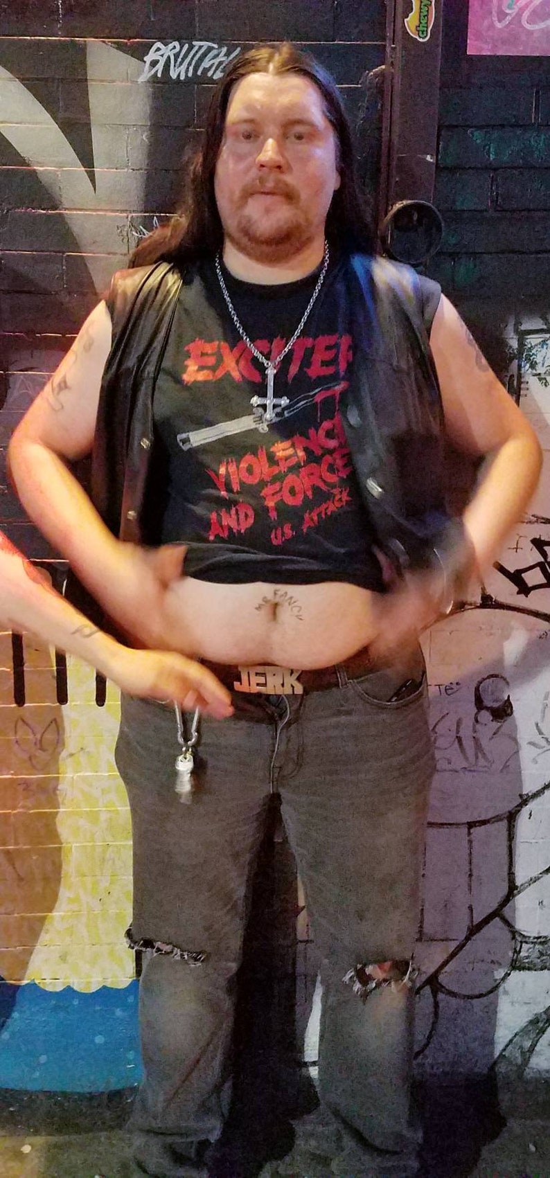 INVERTERAT KORS-halsband, upp och nervänt kors, sataniska smycken, ockulta smycken, viktorianskt, utsmyckat kors, euronym, norsk black metal bild 10