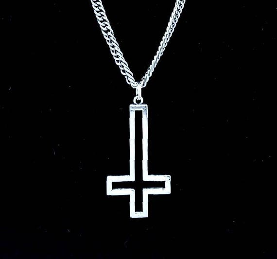 inverted-cross-necklace-upside-down-cross-necklace-satanic-etsy