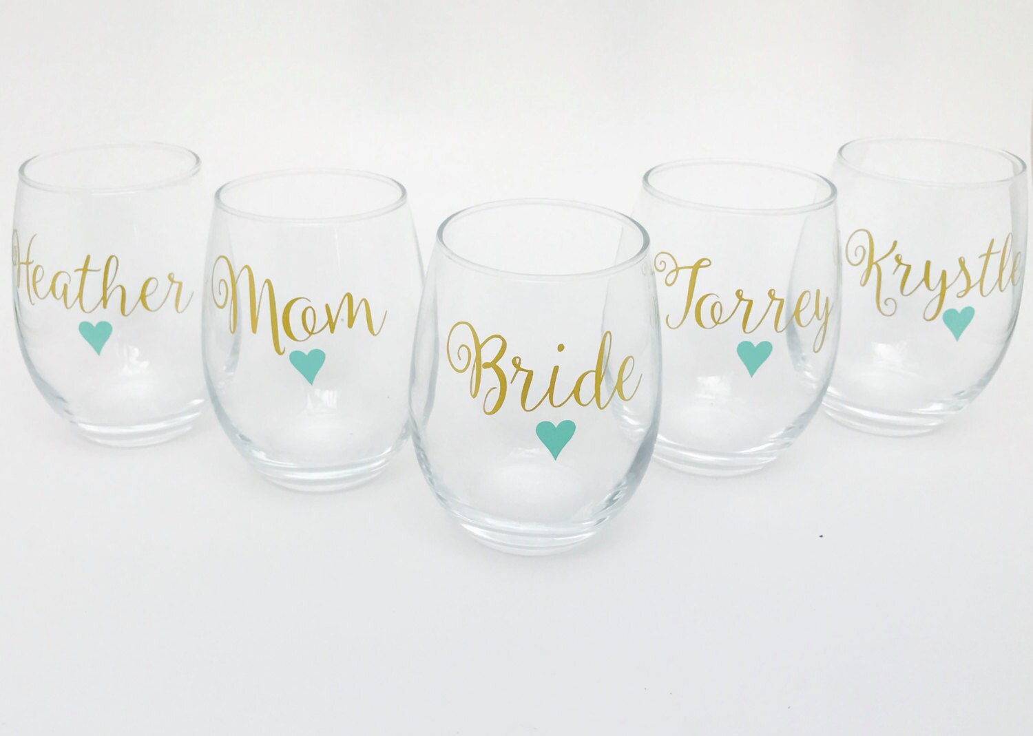 Bridesmaid Wine Glasses Bridesmaid Gifts on a Budget Will Etsy