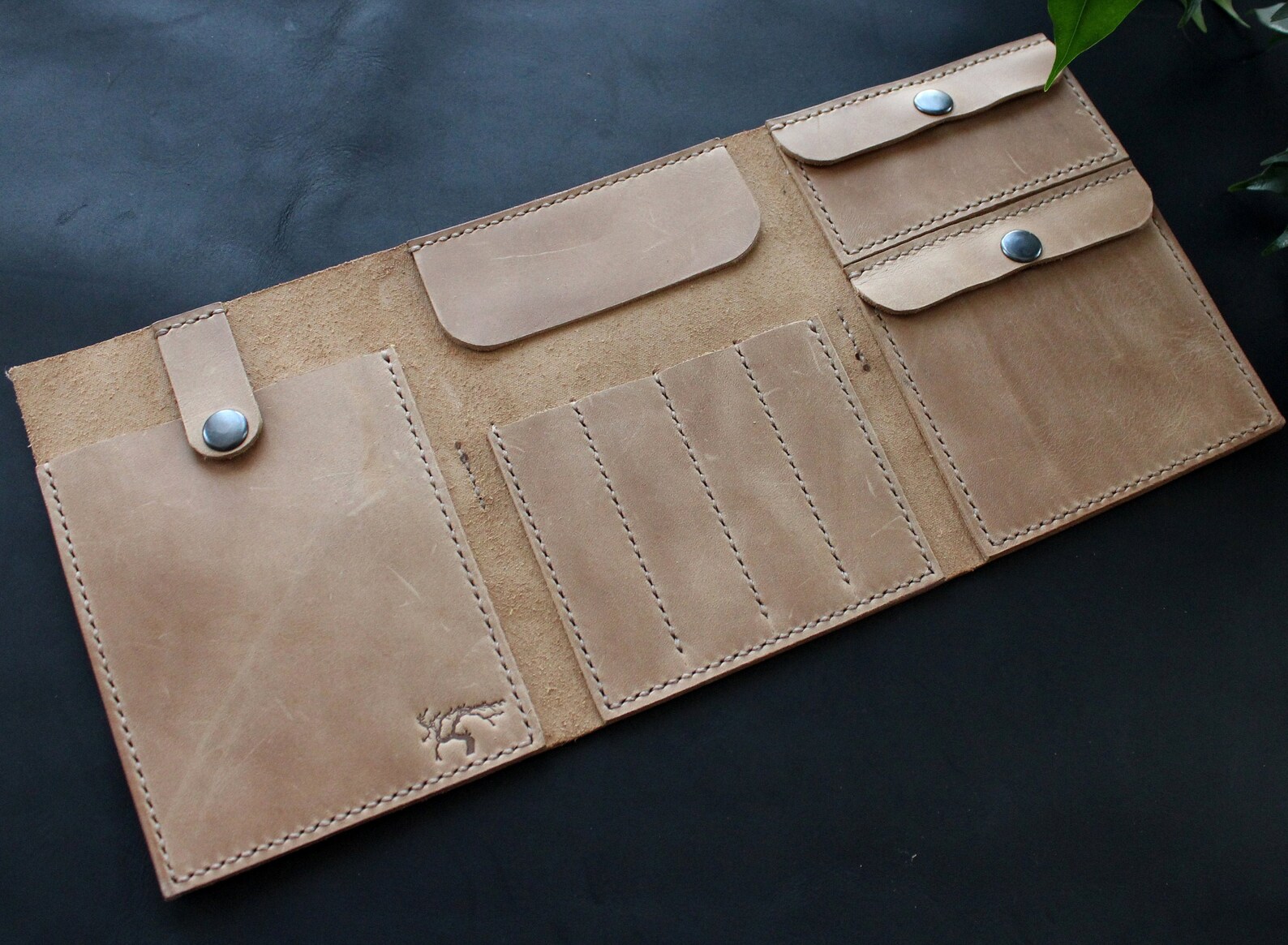 Leather interchangeable knitting needle case Etsy