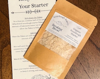 Organic Sourdough Starter - 8+ years old - Dehydrated