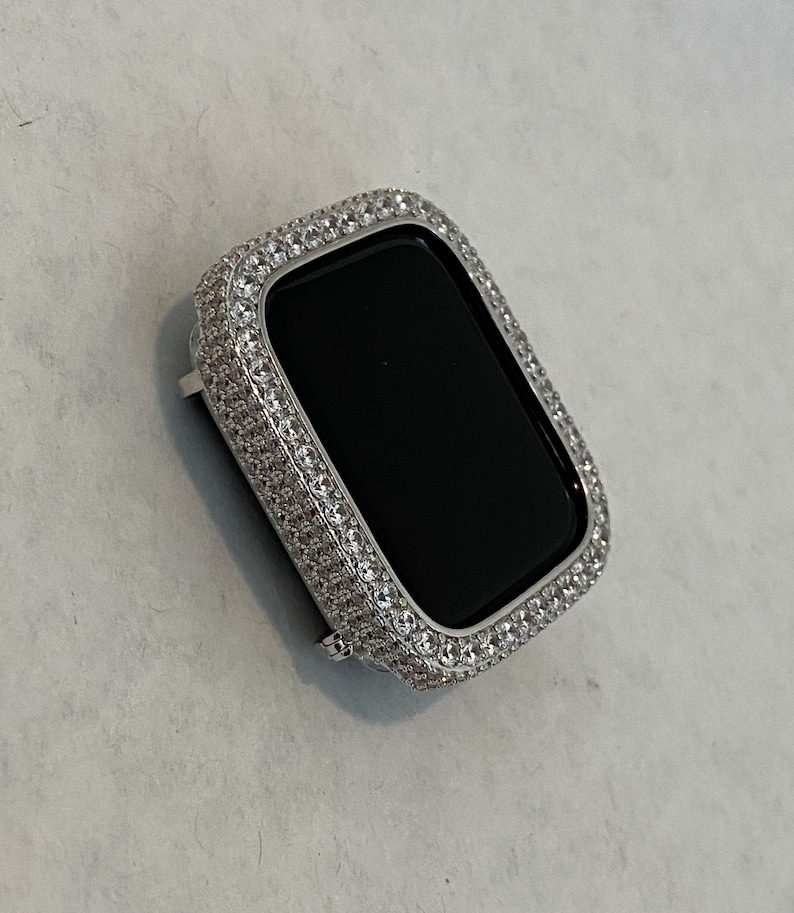 Silver Apple Watch Band and or Custom White Gold Apple Watch Etsy