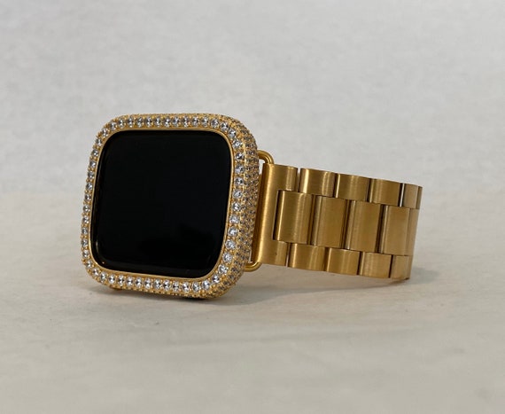 iced out apple watch 44mm