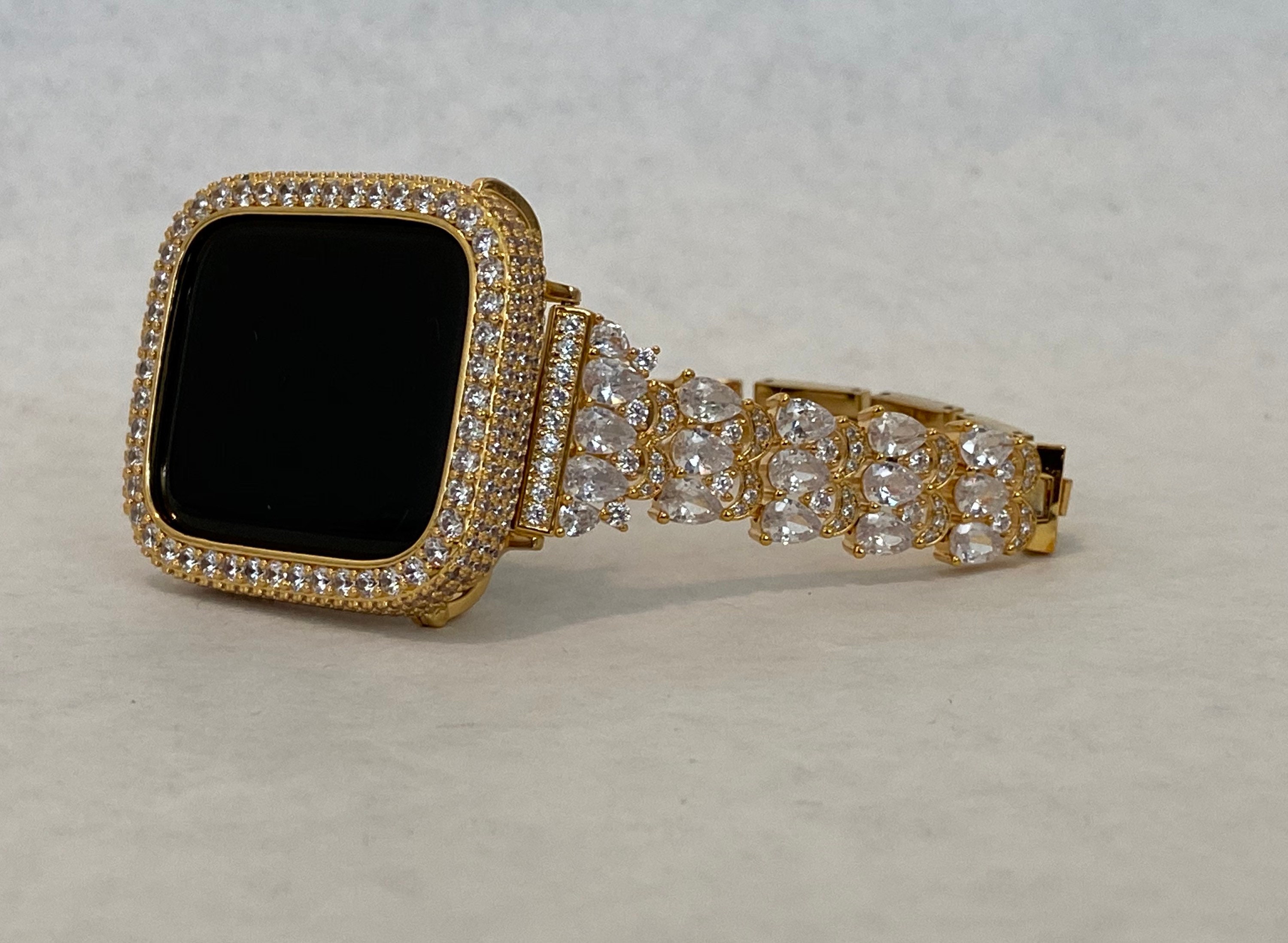swarovski crystal apple watch case