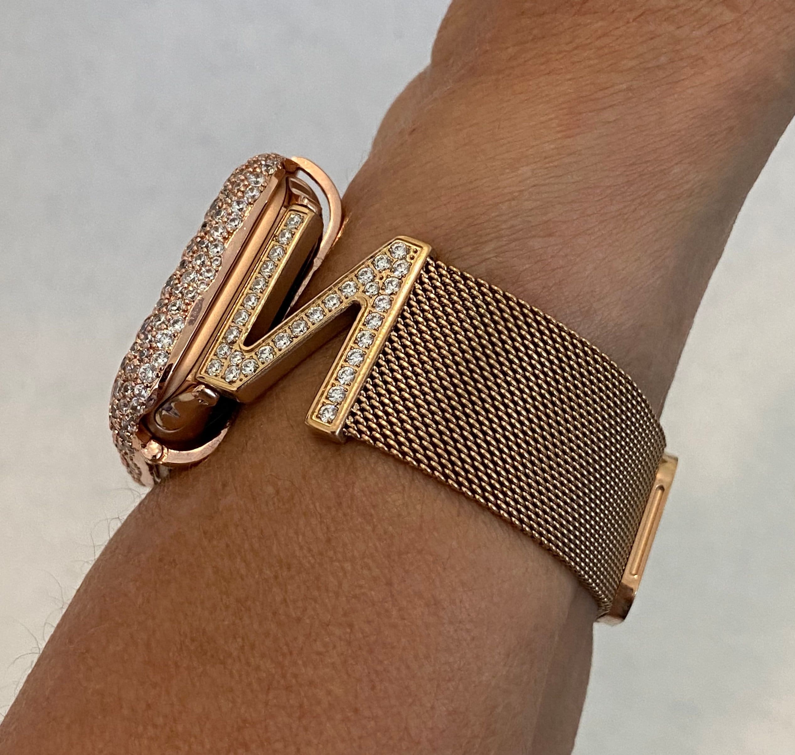 rose gold milanese loop 44mm