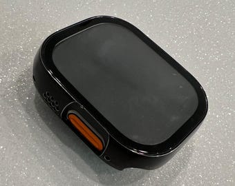 49mm Ultra Black Apple Watch Case With Tempered Glass Screen Protector For Iphone Watch Apple Watch Case Cover Bezel Series 10 42mm 46mm