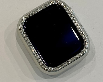 Series 10 Apple Watch Cover Swarovski Crystals Choice of Color Silver, Gold, Rose Gold, Black Iphone Watch Case 41mm 42mm 45mm 46mm 49mm
