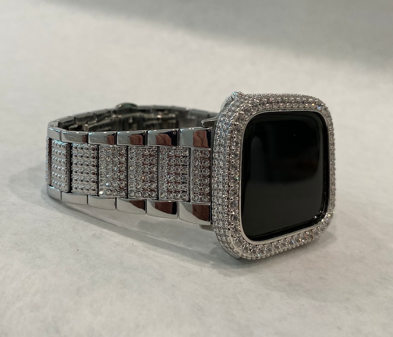 Series 8 Apple Watch Band Series 41mm 45mm 49mm Ultra Silver Etsy